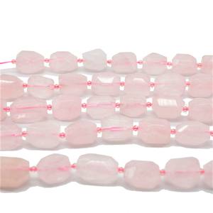 Pépite de Quartz Rose naturel à facettes, pierre précieuse, pépite à facettes, brin de guérison, perles de cristal, reiki, fabrication de bijoux, vente en gros - Product Image 3