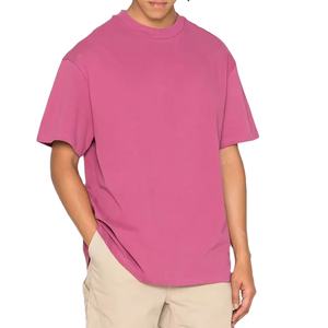 ชุดเสื้อยืดแขนสั้นผ้าฝ้าย100% ทรงหลวมของผู้ชายเสื้อซักกรดไซส์ใหญ่พิเศษพิมพ์ลายดิจิตอลแบบกำหนดเองสำหรับฤดูร้อน - Product Image 3