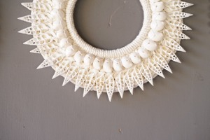 Art mural en macramé rond pour une décoration intérieure élégante, décoration d'entrée et affichage élégant de l'intérieur du couloir, vente en gros en provenance d'Inde - Product Image 2