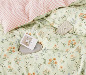 ชุดเครื่องนอนผ้าไมโครไฟเบอร์โพลีเอสเตอร์ลายดอกไม้ทันสมัย ราคาประหยัด คุณภาพสูง ขนาดเตียงคู่ พร้อมปลอกหมอนเข้าชุด สำหรับใช้ในบ้าน - Product Image 4