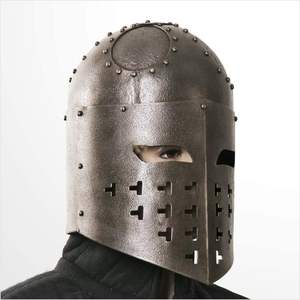 Casque de chevalier viking segmenté / Spangenhelm médiéval |   Idées de vêtements et de costumes d'Halloween, vêtements portables, accessoires de tête - Product Image 2