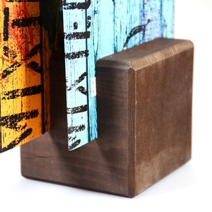 DIVRIS Wooden Modern Rectangle Portable Place Card Holder Durable Table Decoration - Product Image 5
