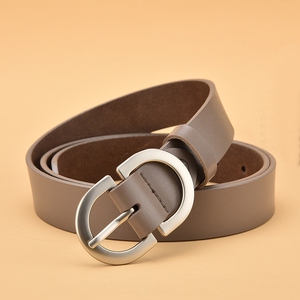 เข็มขัดผู้หญิงหนังแท้คุณภาพเยี่ยมแฟชั่นเข็มขัดโลหะหัวเข็มขัดกลมกางเกงยีนส์เข็มขัดแบรนด์หรูสำหรับผู้หญิง - Product Image 4