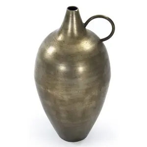 Elegante Jarrón de Metal Hecho a Mano Contemporáneo, Jarrón de Flores, Diseño Interior Moderno para Decoración de Estantes, Jarrón de Flores de Metal, Zahid Exports - Product Image 2