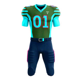 Camiseta de fútbol americano de diseño único, precio competitivo, con tamaño personalizado, conjunto de uniformes de fútbol americano - Product Image 2