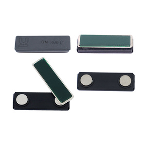 [MAGNETO] Aimant d'étiquette de nom permanent Néodyme 2 Support adhésif Fixation facile Détacher le tissu Support magnétique sûr Badge - Product Image 1
