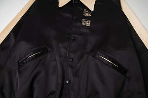 Chaqueta Bomber Informal Holgada con Letras, de Lona, con Cierre, para Hombre, Ropa de Moda, Estilo Correcto, Estilo ER - Product Image 4