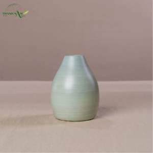 Jarrón de Bambú Enrollado Estilo Art Deco - Material Natural Ecológico y Duradero para Decoración de Interiores - Product Image 3