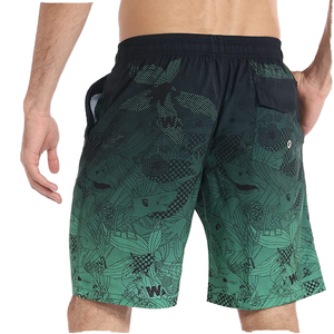 Wholesale Custom Logo Print Graphic 5 Inch Swim Shorts High Waist Quick Dry Summer Water Gym Bathing <b>Trunks</b> for <b>Men</b> Beach Shorts - Product Image 2