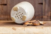 Grand Récipient de Rangement en Céramique Façon Grès Personnalisé pour Ustensiles de Cuisine, Grande Capacité, Écologique, Compatible Lave-Vaisselle et Four