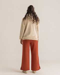 Sweat à capuche beige à manches longues pour femmes, de qualité supérieure, prix de vente le plus élevé, dernier design, logo personnalisé, tissu côtelé, sweat à capuche pour femmes - Product Image 2