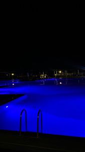 Plástico ABS LED 12 voltios 27 vatios Azul Piscina luces montado en la pared sumergible IP68 impermeable regulable Control remoto iluminación - Product Image 5