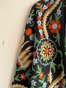 Nueva Chaqueta de Algodón de Lona Transpirable y Ecológica con Bordado a Mano Estilo Suzani, Última Moda en Ropa Boho Chic para Mujer, Proveedor - Product Image 2