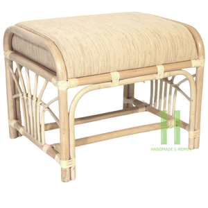 Mesa de consola de mimbre de 2 niveles de lujo, mesa de consola de mimbre OEM, muebles de sala de estar, diseño y embalaje personalizados en HNH Craft - Product Image 5