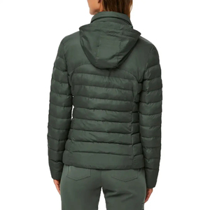 Veste matelassée pour femme fabriquée en usine, best-seller, vêtement d'extérieur en toile, respirante et coupe-vent, veste matelassée pour femme - Product Image 2