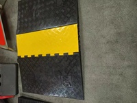 Protecteur de câbles en PVC, caoutchouc, polyuréthane, pour la circulation piétonne, les véhicules, conforme à l'ADA, accessible aux fauteuils roulants, rampes pour câbles