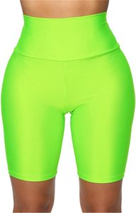 Pantalones cortos de gimnasio de secado rápido para mujer, pantalones cortos de Fitness para Yoga, correr, ciclismo, con bolsillos, cintura media, patrón caliente - Product Image 3