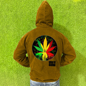 Sudadera con Capucha Personalizada, Ecológica, 100% Algodón, Estilo Vintage, Hombros Caídos, Corte Regular, Manga Larga, Estilo Francés - Product Image 2