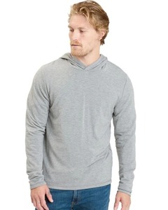 Jersey de manga larga activo para entrenamiento de gimnasio para hombre, Sudadera ligera, sudaderas con capucha informales, sudaderas con capucha de mezcla triple - Product Image 2