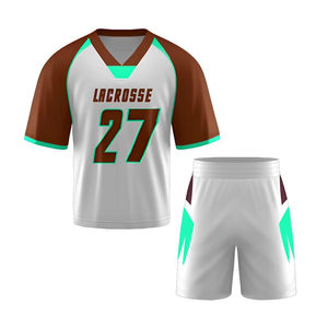 Uniformes de lacrosse, maillot à séchage rapide, grande taille, design imprimé, vêtements de sport, maillot et short de lacrosse, uniformes imprimés par sublimation - Product Image 2