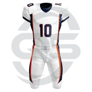 Les derniers uniformes de football américain pour jeunes designs de maillots courts uniformes respirants en gros pour la saison estivale - Product Image 5