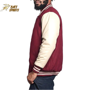 Venta caliente de los hombres de calidad superior Letterman Varsity chaqueta personalizada al por mayor de algodón de lana chaqueta de béisbol soporte nuevo diseño de moda - Product Image 4
