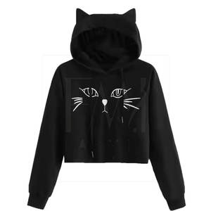 Vêtements d'extérieur femmes Crop Top Hoodies respirant patchs personnalisés à manches longues haute qualité femmes Crop Top Hoodies - Product Image 1