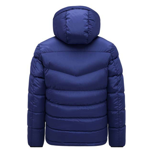 Custom Made Men's Lightweight Puffer Jackets Long-Sleeve Full-Zip Water-Resistant Hood <b>Coat</b> High Street Style for Winter - Product Image 5