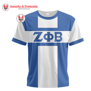 Tùy Chỉnh <span class=keywords><strong>Zeta</strong></span> <span class=keywords><strong>phi</strong></span> <span class=keywords><strong>Beta</strong></span> Phụ Nữ T-Shirt Sorority Trang Phục Thăng hoa Chất Lượng Cao Thoáng Khí T Áo Sơ Mi Phụ Nữ Hy Lạp Hàng May Mặc - Product Image 1
