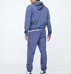 Survêtement pour homme surdimensionné avec logo imprimé en relief 3D personnalisé, sweats à capuche et pantalons de survêtement amples, poids lourd, 100% coton - Product Image 4