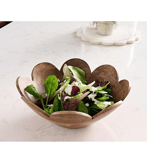 Juego de Tazones para Servir de Madera de Acacia con Diseño Bohemio, Ecológico, Personalizable con Logotipo, Venta al por Mayor, Utensilios de Cocina de Vietnam - Product Image 5