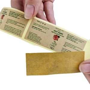 Etiqueta adhesiva para alimentos con formas personalizadas de alta calidad, Etiqueta Privada, fabricante de Vietnam para impresión de papel y cartón - Product Image 2