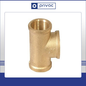 Accesorios en T de latón cromado pulido de calidad óptima Accesorios de tubería de forma igual en alta demanda global - Product Image 2