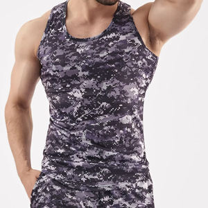 Mejor estilo Diseño único Entrenamiento Hombres Camiseta sin mangas Venta caliente Ligero Ecológico Gimnasio Camiseta sin mangas para hombres - Product Image 5