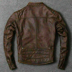 High Quality Men Clothing Cowhide <b>Jacket</b> New Arrival Best Selling Price Men Custom Leather <b>Jacket</b> - Product Image 4