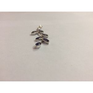 Shah Gems - Colgante de Iolita Natural para Mujer, Plata de Ley 925, Engaste de Oro Rosa, Joyería de Platino, Número del Material Principal - Product Image 5