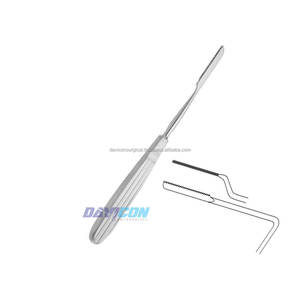 Cinceles quirúrgicos de acero inoxidable, sierras nasales con ángulo izquierdo, 17 cm - Product Image 3