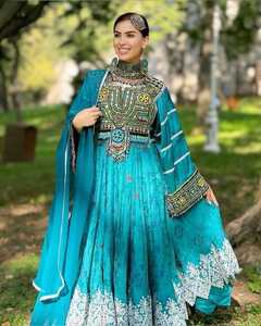 Offre Spéciale meilleur prix robes afghanes Kutchi Style ethnique fait à la main robe afghane femmes avec hommes gilet culture afghane robe de mariée - Product Image 4