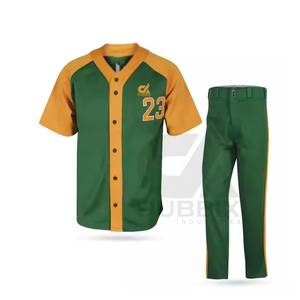 Tenues de baseball professionnelles pour équipes, respirantes, séchage rapide, personnalisables, 100% polyester, haute qualité - Product Image 1