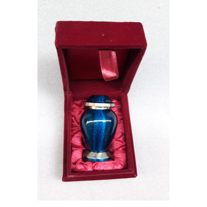 Célébration de la vie Mini urne souvenir de crémation pour cendres humaines-Chaque fois que vous regardez cette urne-avec étui en velours par AYAANS - Product Image 1