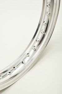 Nouvelles jantes de moto vintage en aluminium avec bordure H WM1 1.6x19 40 trous 30 cm de largeur Vintage années 70 Rétrofit/Amélioration - Product Image 4