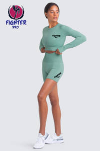 Ropa femenina de verano Chaqueta con cremallera Top Conjunto a juego Jogger Conjunto de pantalones cortos de dos piezas Chándales de mujer - Product Image 3