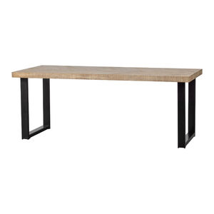 Juego de mesa de comedor de madera de mango macizo de mango cuadrado, forma elegante para el hogar, oficina, Hotel, escuela, para uso en sala de estar y restaurante - Product Image 4