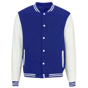 Chaqueta Varsity Casual de Invierno para Hombre, Corte Regular, Resistente al Viento, con Cuello Alto y Diseño Personalizado con Logotipo, Tendencia 2026 - Product Image 2