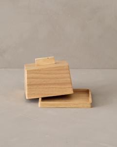 Caja de madera de mango multiusos con tapa de madera Contenedor de almacenamiento de madera hecho a mano Cocina al por mayor - Product Image 3