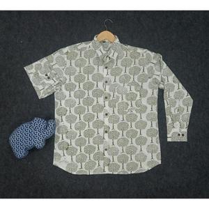 Camisa de manga larga de algodón para hombre, camisas con estampado floral para hombre, moda informal - Product Image 5