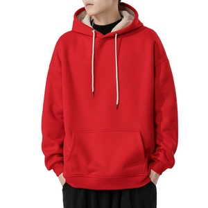 Wholesale 2025 Winter Custom Oversized <b>Plain</b> Cotton Blank Hoodies Pullover Unisex Bulk Plus Size Men's Hoodies <b>Sweatshirts</b> 2026 - Product Image 6