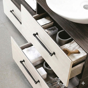 มือจับตู้สไตล์วินเทจคลาสสิกสมัยใหม่ ทำจากโลหะผสมสังกะสี ดีไซน์ตามหลักสรีรศาสตร์ ทนทาน เป็นมิตรกับสิ่งแวดล้อม ติดตั้งง่าย เหมาะสำหรับห้องนอนและห้องน้ำ - Product Image 5