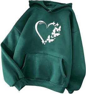 ผู้ผลิต OEM เสื้อฮู้ดดี้สตรีทแวร์ขนาดใหญ่พิเศษ ผ้าฝ้ายฟลีซแห้งเร็วสำหรับฤดูร้อน ปักลายเชนีลหนา  แบบยูนิเซ็กซ์ - Product Image 4