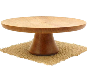 Centerpiece Decor Set of Three Acacia <b>Wood</b> Cake <b>Stand</b> Dessert Tabletop Cake <b>Stand</b> for Birthday & Wedding Home Party - Product Image 6